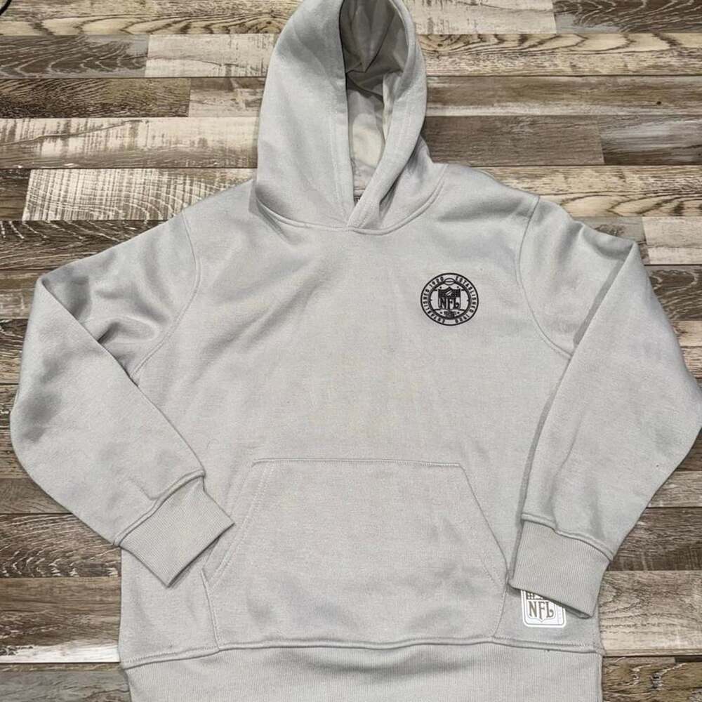 NFL Hoodie Size 10-12 Gray National Football League Est 1920